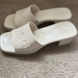 Gucci Women's White Slide Sandals